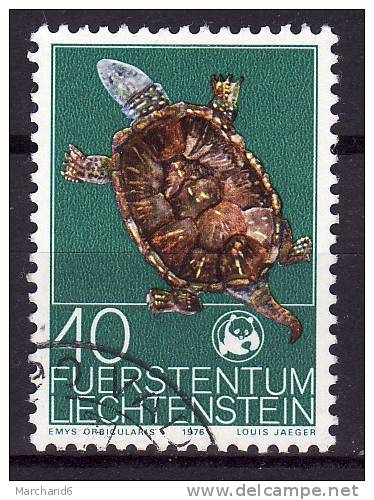 LIECHTENSTEIN.N°588.FONDS INTERNATIONAL POUR LA PROTECTION DE LA NATURE CISTUDE. Oblitéré - Used Stamps