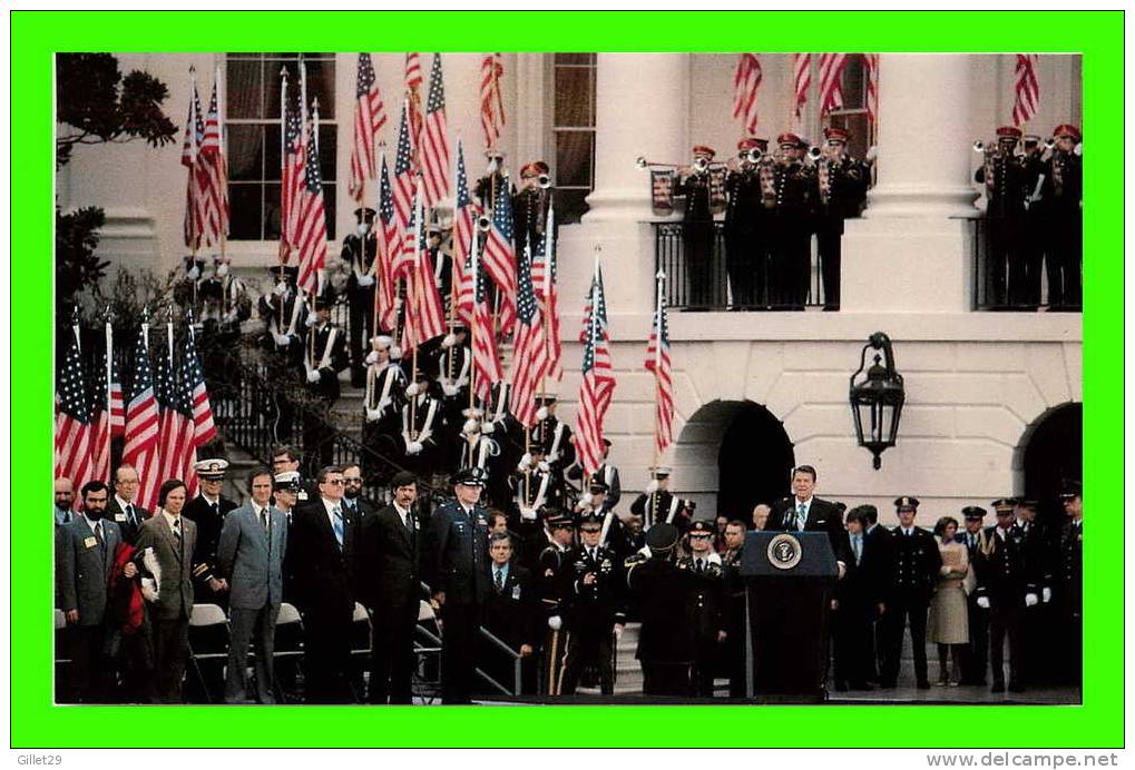 POLITICS - PRESIDENT REAGAN WELCOMED HOME THE AMERICAN HOSTAGES FOLLOWING THEIR RELEASE IN 1981 - - Ereignisse