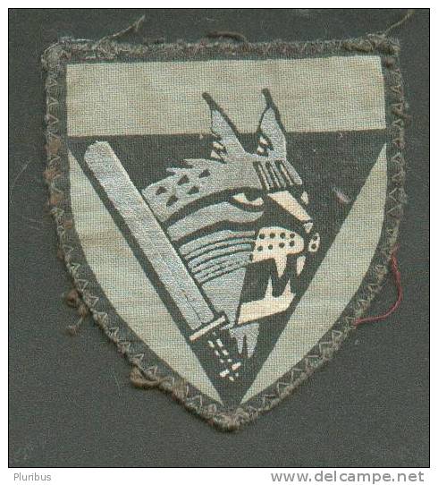 ESTONIA BORDER GUARD FRONTIER GUARD PATCH , 1990s  RARE,  LYNX WILDCAT AND SWORD - Stoffabzeichen