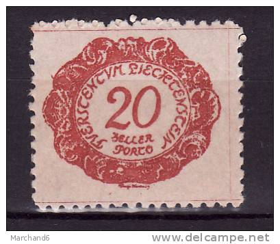 LIECHTENSTEIN.TAXE N°4. *neuf Et Charnière - Postage Due