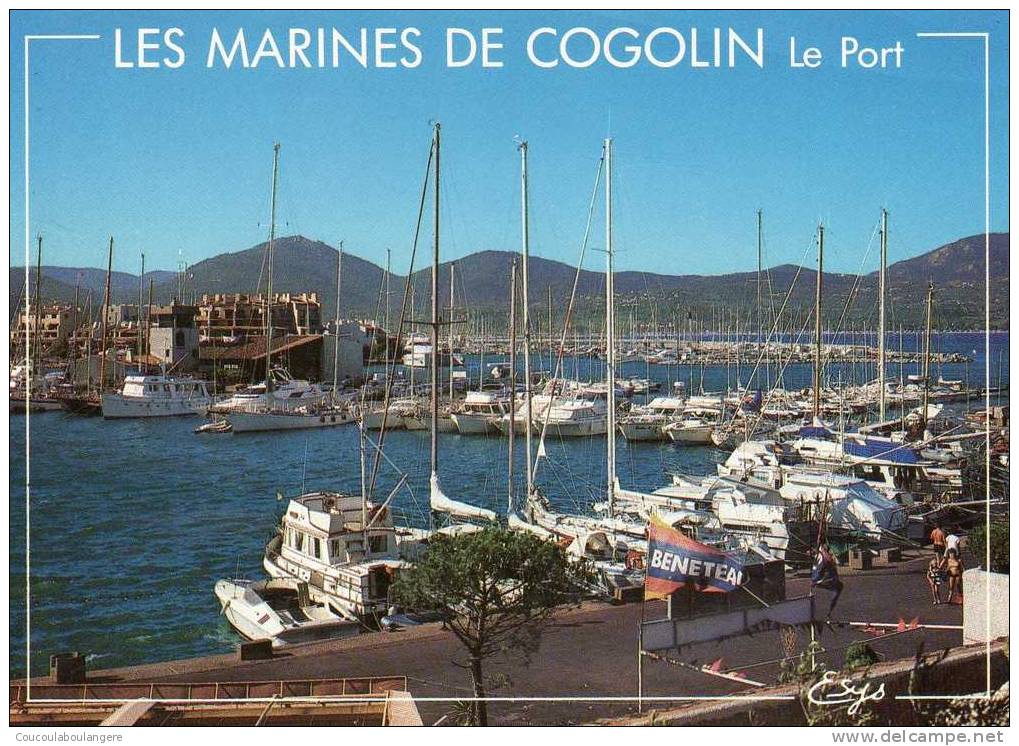 COGOLIN (83) - Le Port Et La Chaînes Des Maures - Cogolin