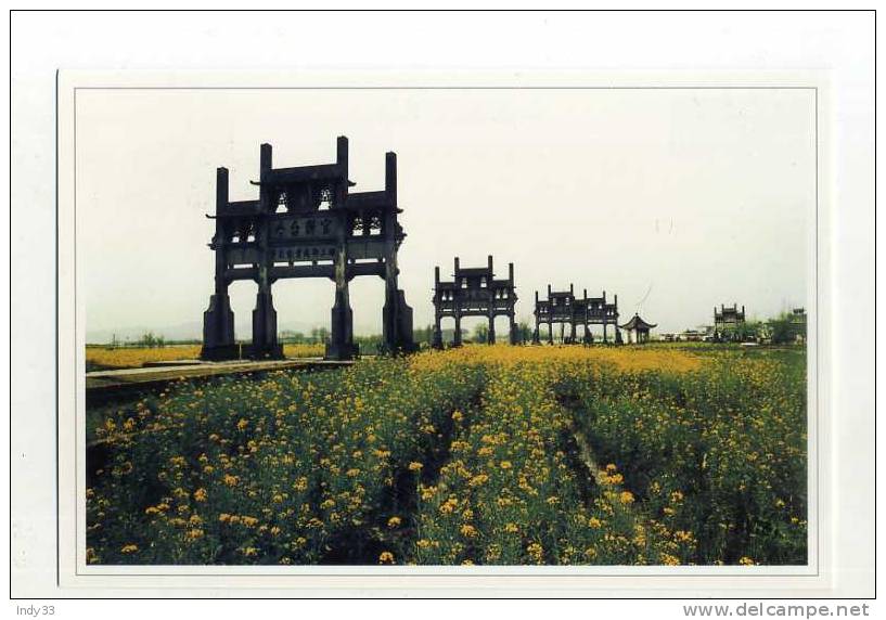 - CHINE . ENTIER POSTAL SUR CP . TANGYUE MEMORIAL ARCHWAYS - Cartes Postales