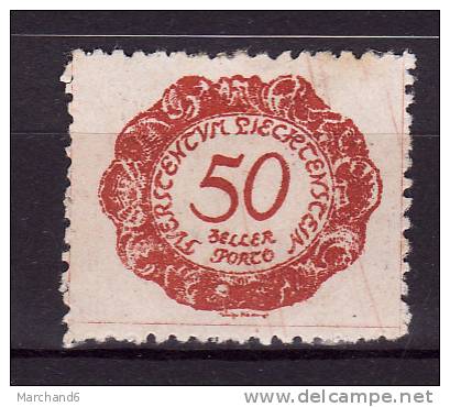 LIECHTENSTEIN.TAXE N°8. *neuf Et Charnière - Postage Due