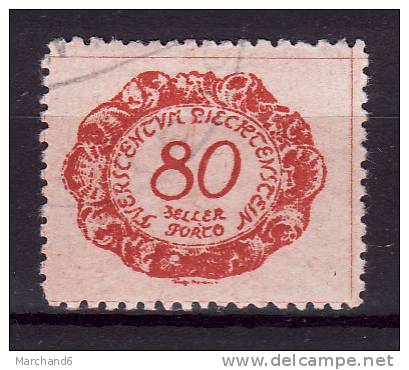 LIECHTENSTEIN.TAXE N°9. Oblitéré - Postage Due