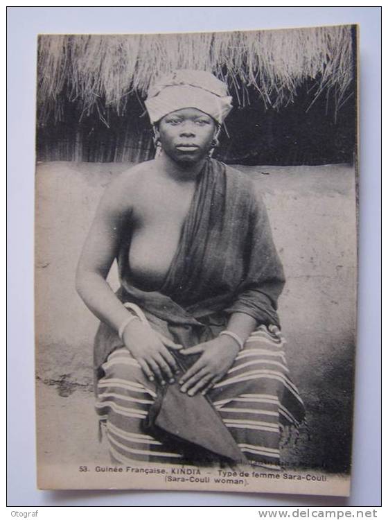 CPA - GUINEE - KINDIA - Type De Femme  Sara - Couli - Guinée