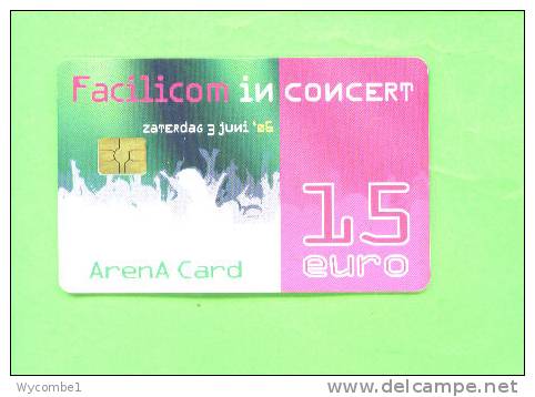 NETHERLANDS - Chip Phonecard/Arena Facilicom In Concert - öffentlich