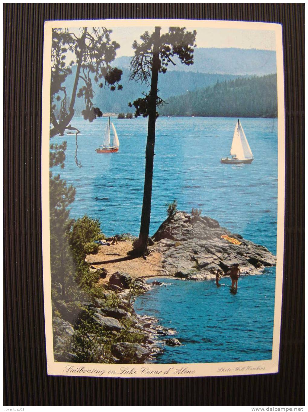 CPSM ETATS UNIS-Sailboating On Lake Coeur D'Alene - Coeur D'Alene