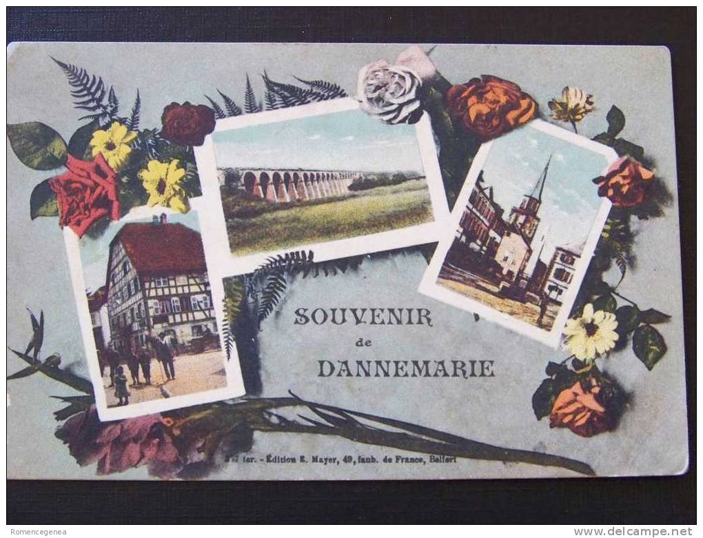 Souvenir De DANNEMARIE - Correspondance Du 10 Février 1918 - Dannemarie