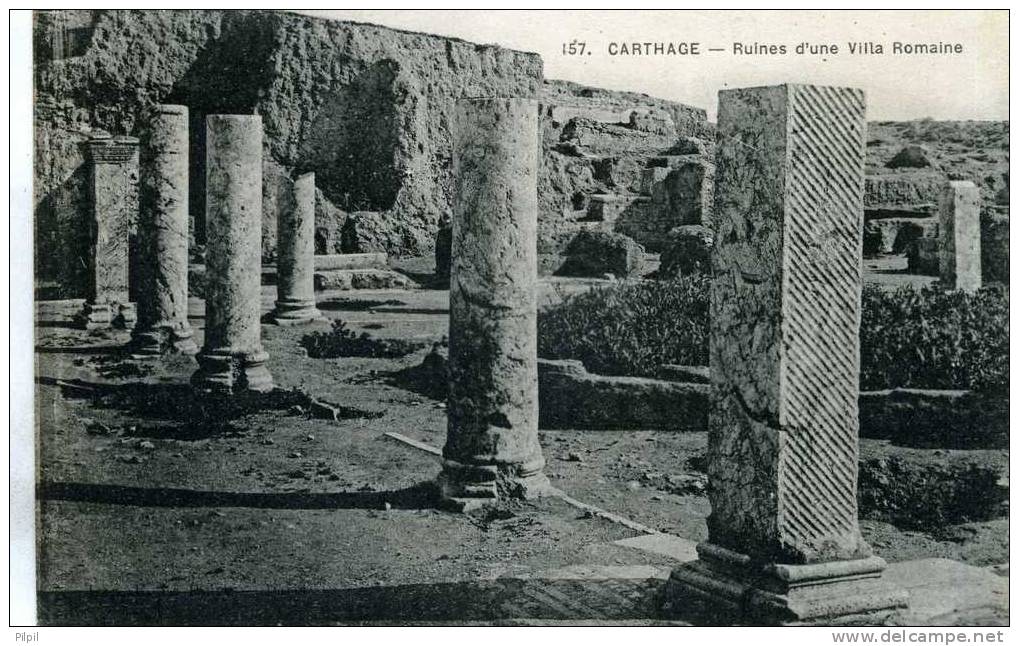 Carthage  Ruines D´une Villa  Romaine - Tunisia