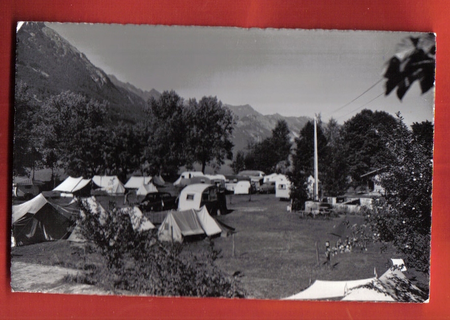 V351 Camping Bönigen-Interlaken Am Brienzersee. Nicht Gelaufen. Steinhauer 1821 - Bönigen