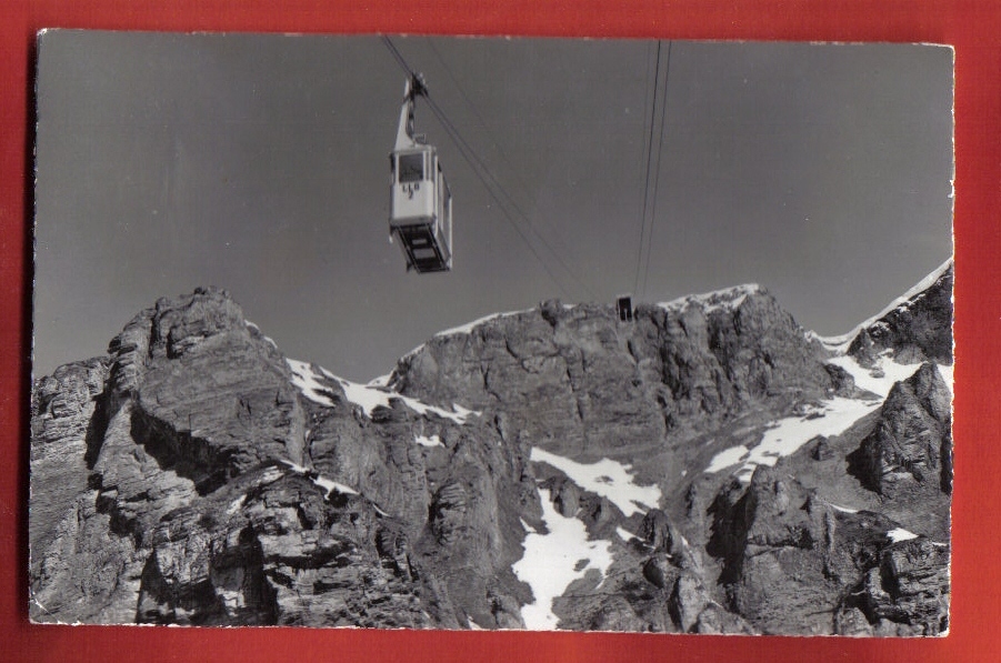 V352 Luftseilbahn Téléphérique Leukerpass-Gemmipass Loèche Les Bains. 1963.Klopfenstein 60605 - Loèche