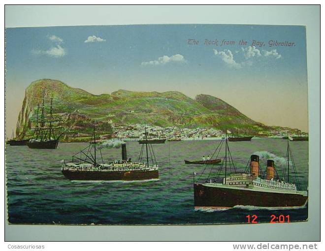 5987 GIBRALTAR   THE ROCK  SHIP  YEARS  1920  OTHERS IN MY STORE - Gibraltar