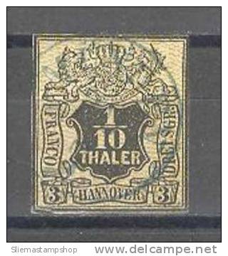 GERMANY HANOVER - COAT OF ARMS 1850 - V1636 - Hanover