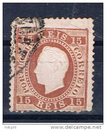 P Portugal 1870 Mi 36 Königsporträt - Gebraucht