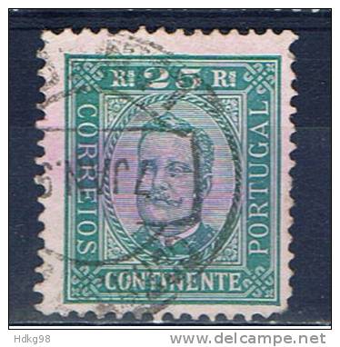 P Portugal 1892 Mi 70 Königsporträt - Oblitérés