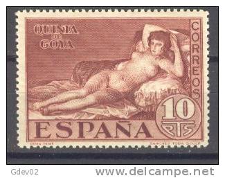 ES515-LA478.Spain.Espagne.MAJA   De GOYA.Pintor.  1930 (Ed 515**)  Sin  Charnela.MAGNIFICO - Nudes