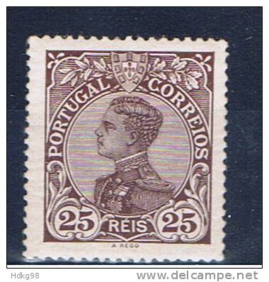 P Portugal 1910 Mi 159 Mlh Königsporträt - Neufs