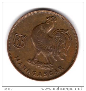 Belle Piéce De 1 Franc De 1943   MADAGASCAR (france-libre) - Madagascar