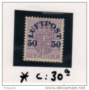 1920, Timbre De Service Surchargé, Ae 3 X, Cote 30 € - Unused Stamps