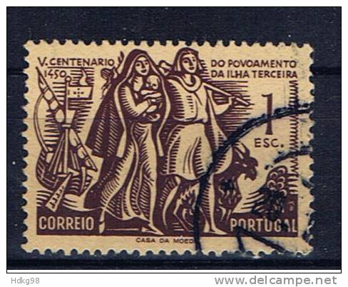 P Portugal 1951 Mi 767 Terceira - Oblitérés