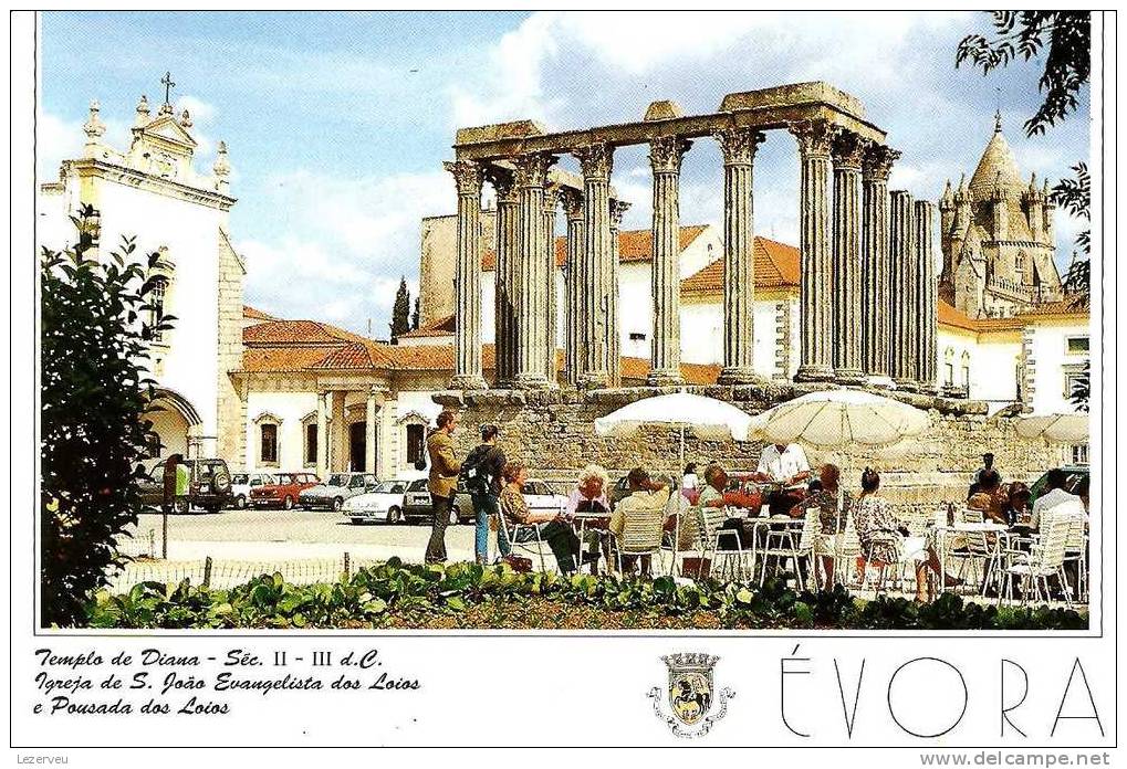 CP PORTUGAL EVORA TEMPLO DE DIANA JOAO EVANGELISTA DOS LOIOS - Evora