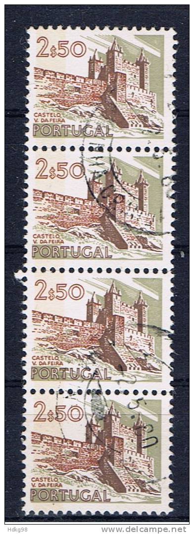 P Portugal 1973 Mi 1213 Y I Vila Da Feira (Viererstreifen) - Used Stamps