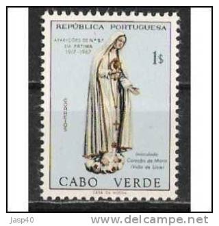 CABO VERDE AFINSA 325 - NOVO - APARIÇÕES DE FATIMA - Cape Verde