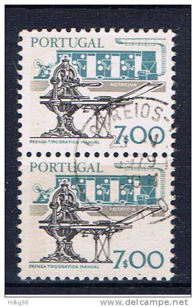 P+ Portugal 1978 Mi 1391 (Paar) - Used Stamps