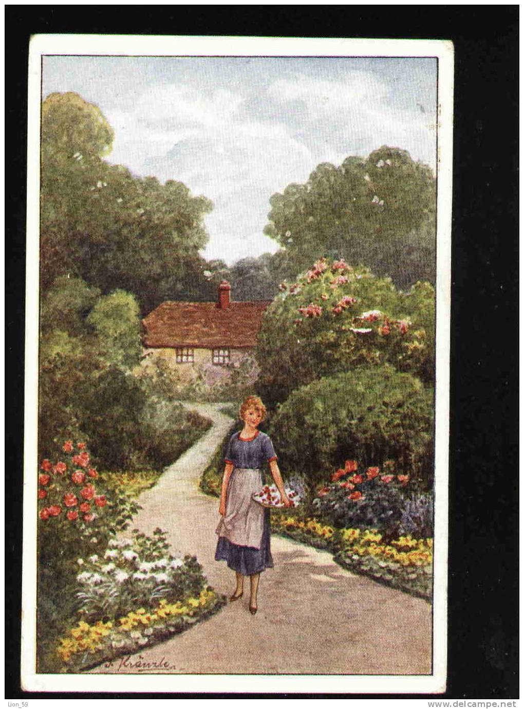 Illustrator KRAENZLE - BLUMENLIEBE Loving Flowers UKV 32006 Pc 19086 - Kraenzle