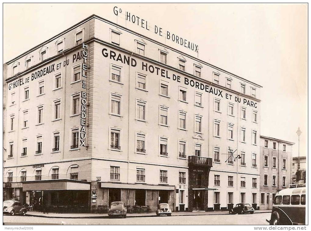 Lyon ( Rhone) Hotel De Bordeaux Et Du Parc - Otros & Sin Clasificación