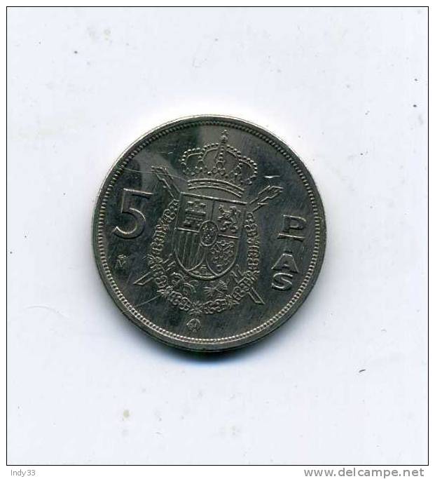 - MONNAIE ESPAGNE 1949.... 5 P. 1984 - 5 Pesetas