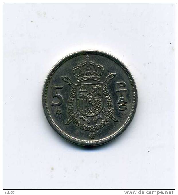 - MONNAIE ESPAGNE 1949.... 5 P. 1975 - 5 Pesetas