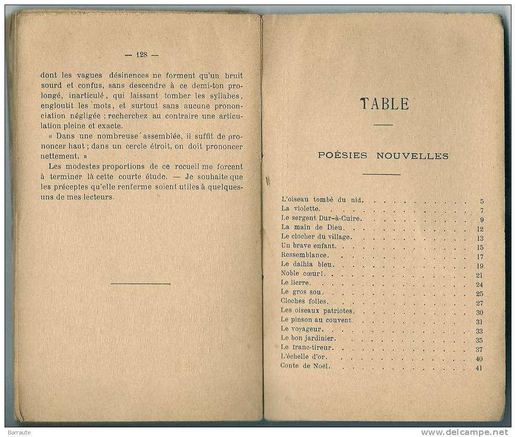 CHOIX De POESIES  De 1896 Par Mr BESSE De LARZES.   VANNES  Imprimerie LAFOLYE. - Auteurs Français