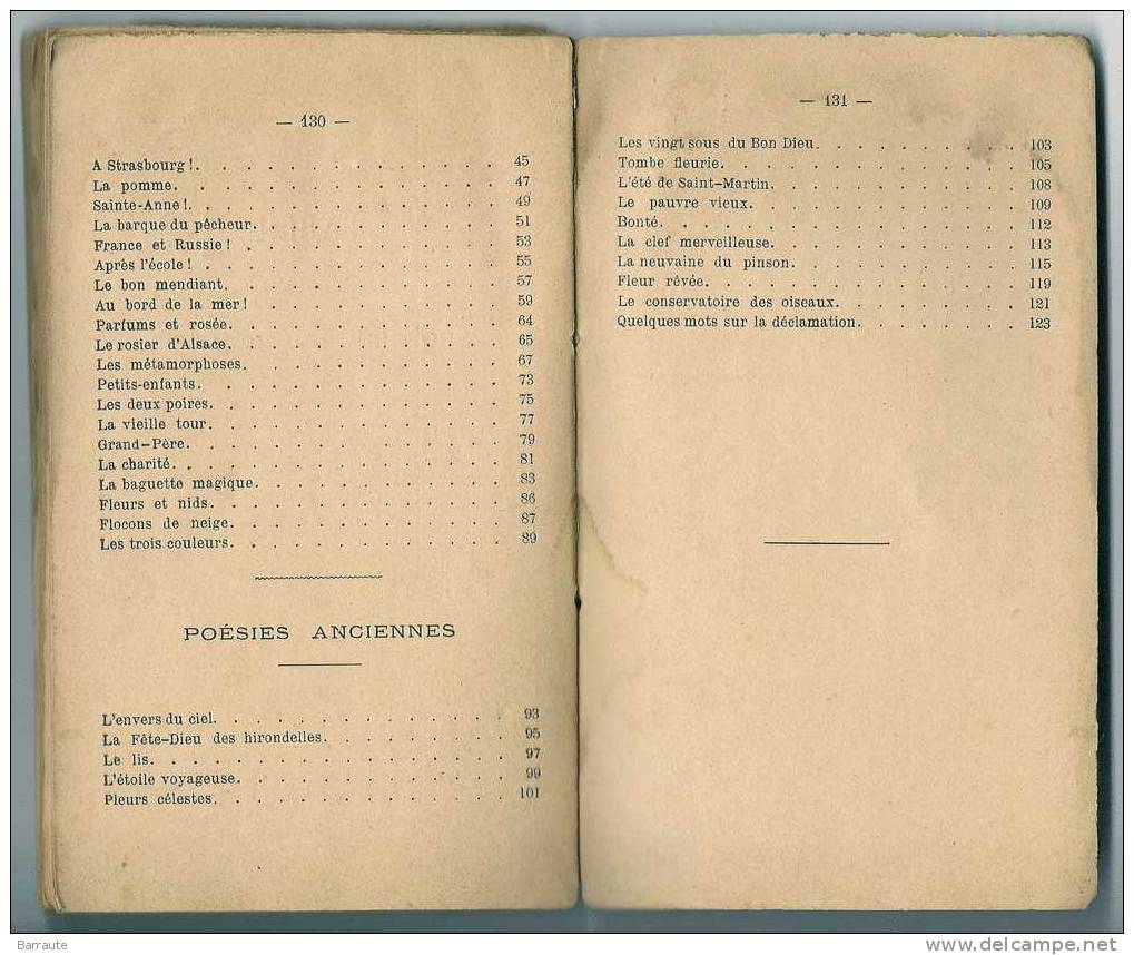 CHOIX De POESIES  De 1896 Par Mr BESSE De LARZES.   VANNES  Imprimerie LAFOLYE. - French Authors