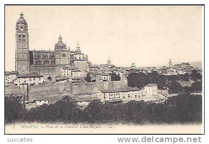 7.SEGOVIA. VISTA DE LA CATEDRAL Y SAN MIGUEL. LL - Segovia