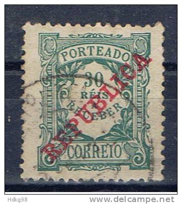 P+ Portugal 1911 Mi 17-18 Portomarke - Used Stamps