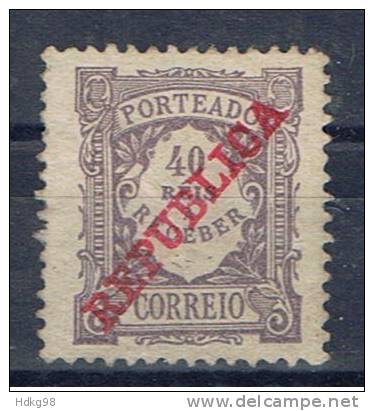 P+ Portugal 1911 Mi 17-18 Portomarke - Usati