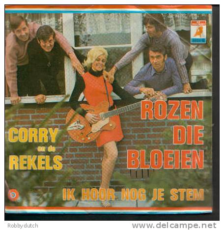 * 7" *  CORRY & DE REKELS - ROZEN DIE BLOEIEN (Holland 1970) - Andere - Nederlandstalig