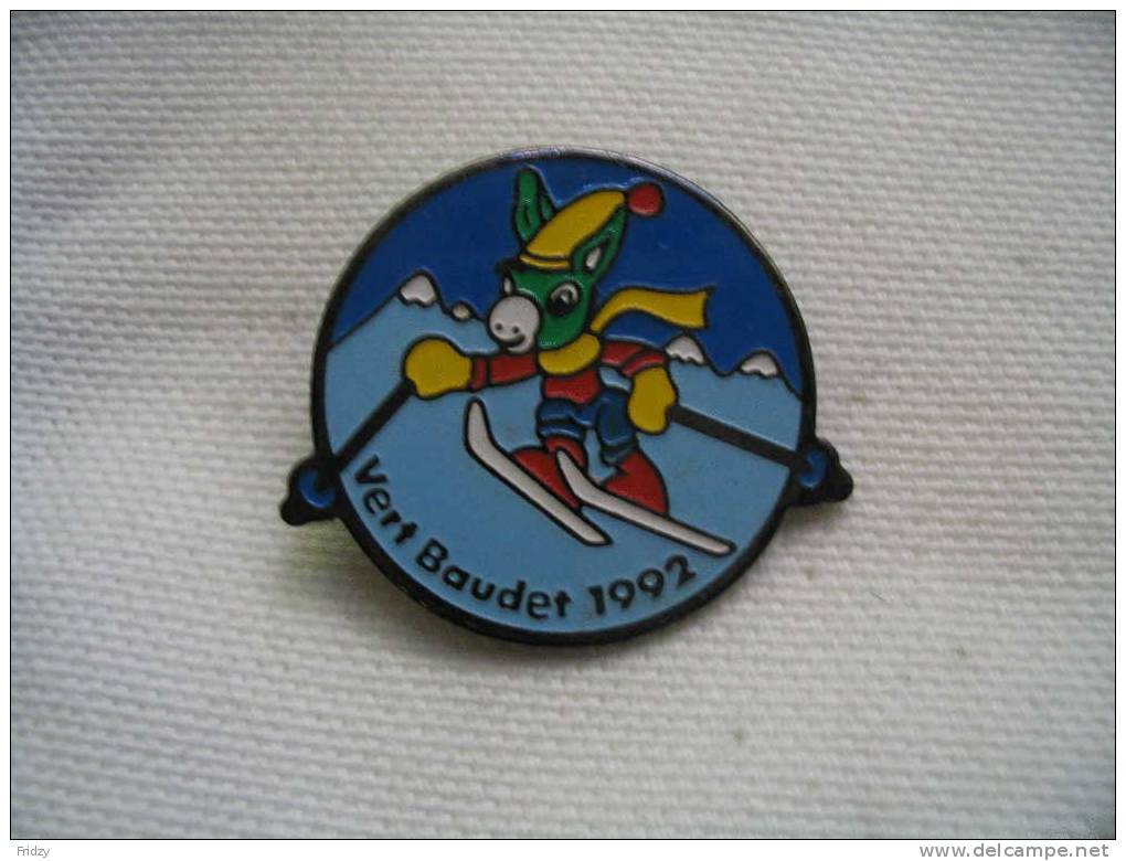 Pin´s SKI Vert Baudet 1992 - Wintersport