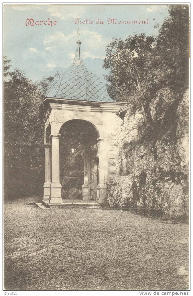 Marche - Grotte Du Monument - 1913 (ed. MARCOVICI) - Marche-en-Famenne