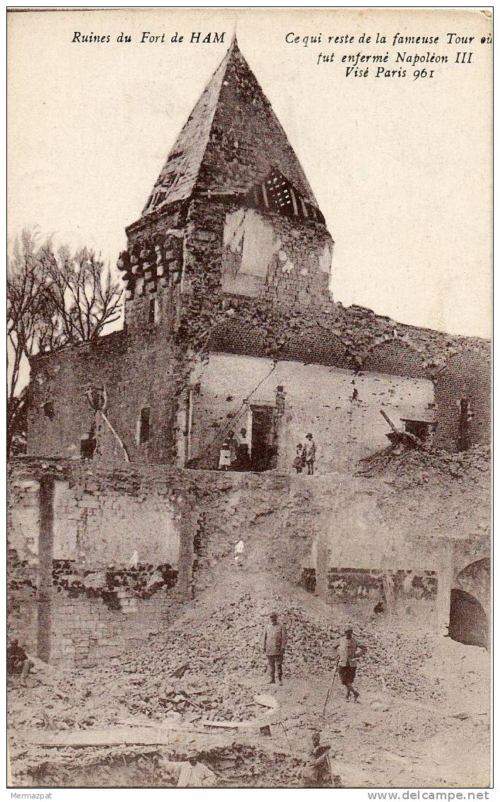 HAM (Somme 80) : Ruines Du Fort De Ham. - Ham