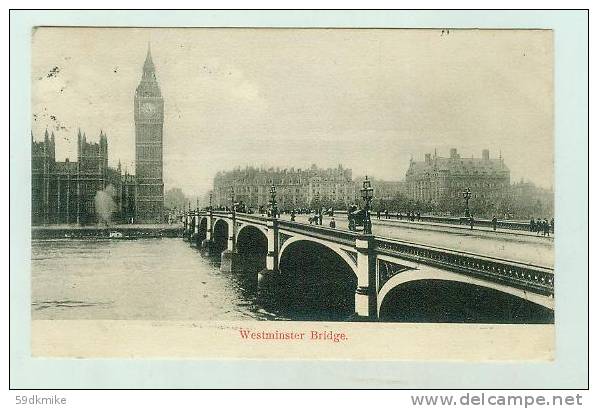 CP London - Westminster Bridge - River Thames