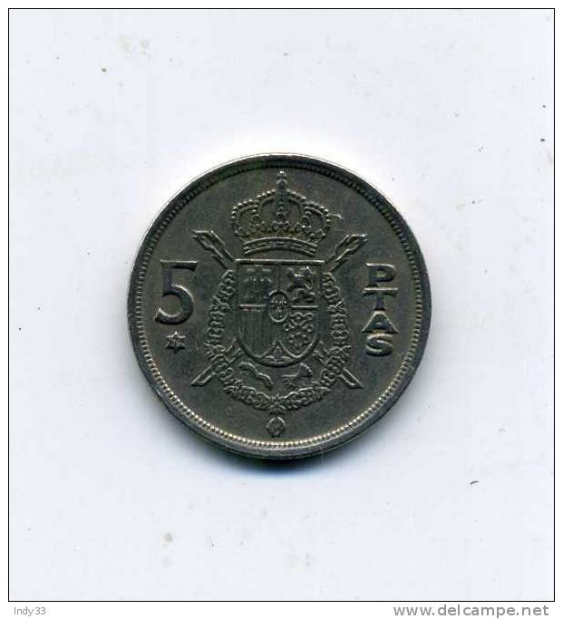 - MONNAIE ESPAGNE 1949... . 5P. 1975 - 5 Pesetas