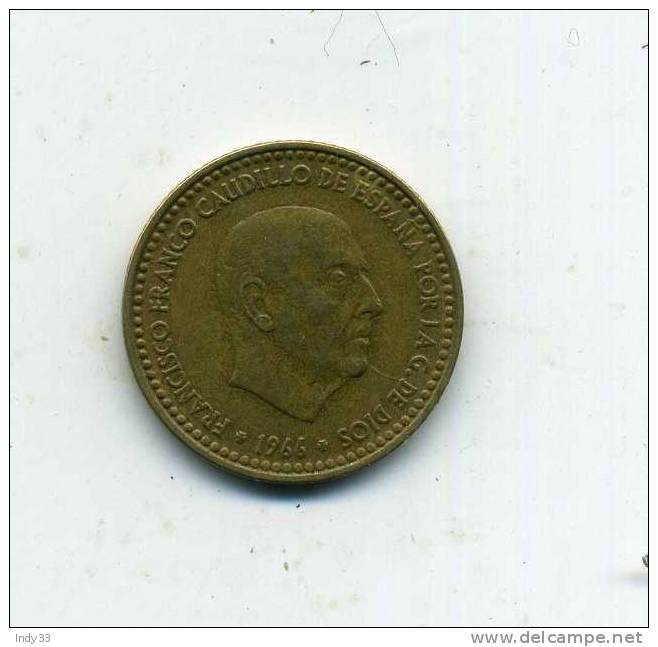 - MONNAIE ESPAGNE 1949.... 1P.. 1966 - 1 Peseta