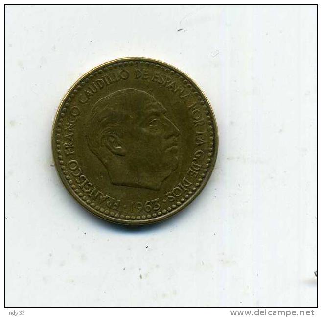 - MONNAIE ESPAGNE 1949.... 1P.. 1963 - 1 Peseta