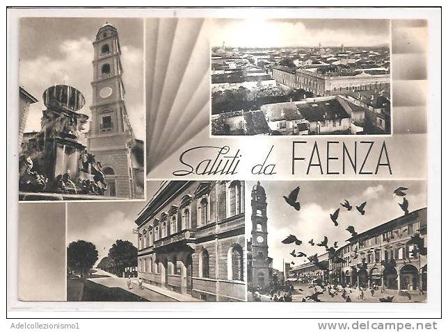 40351) Faenza-  Cartolina Illustrata-  Saluti Da Faenza  Viaggiata - Faenza