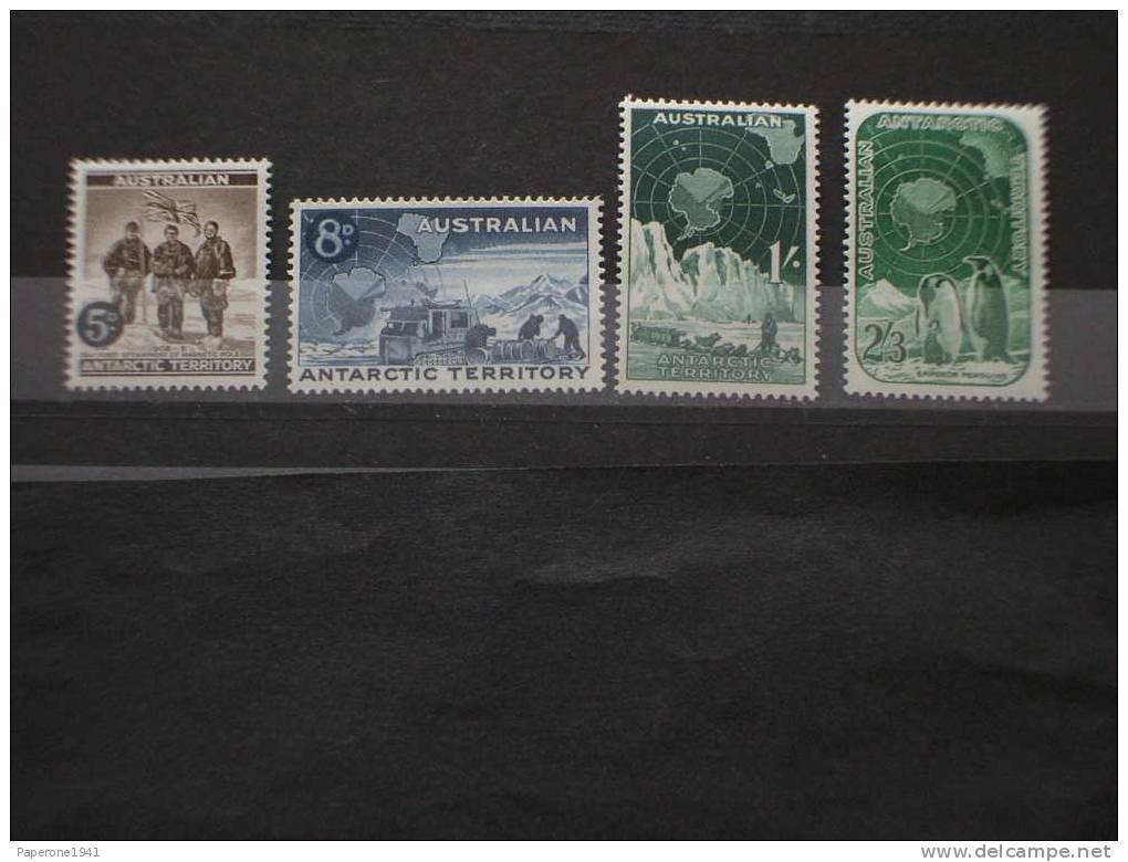 AUSTRALIAN ANTARTIC T.-1959 PITTORICA 4v.-NUOVI(++) - Unused Stamps