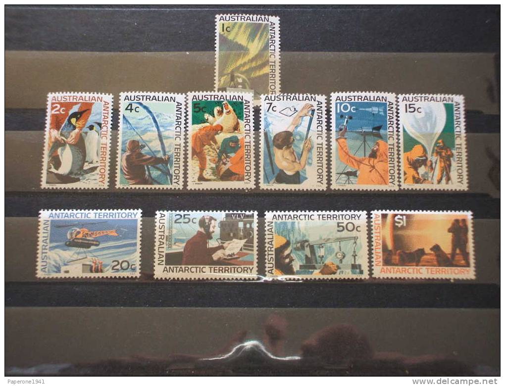 AUSTRALIAN ANTARTIC T.-1966/8 PITTORICA (cani E Foche) 11v.-NUOVI(++)-tematiche. - Unused Stamps