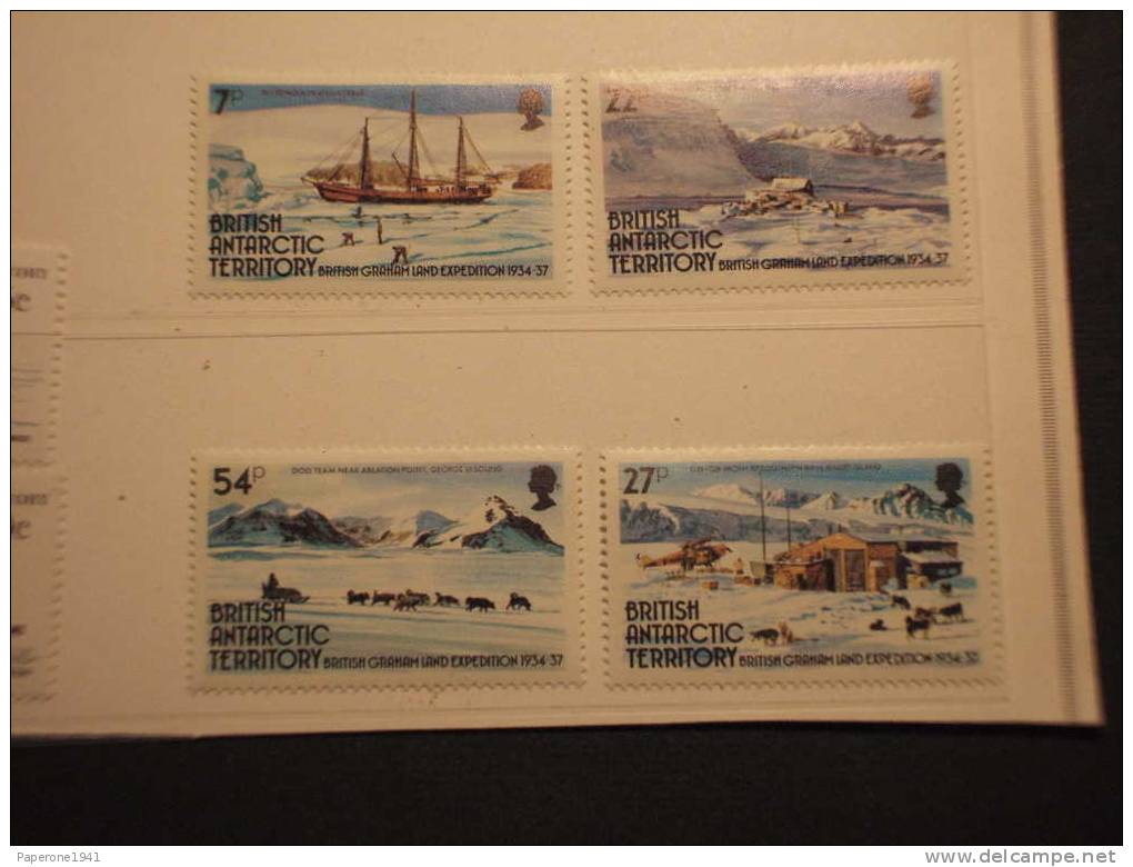 BRITISH  ANTARCTIC T.-1985 SPEDIZIONE GRAHAM/cani Da Slitta.... 4v.-NUOVI(++)-tematiche. - Nuevos