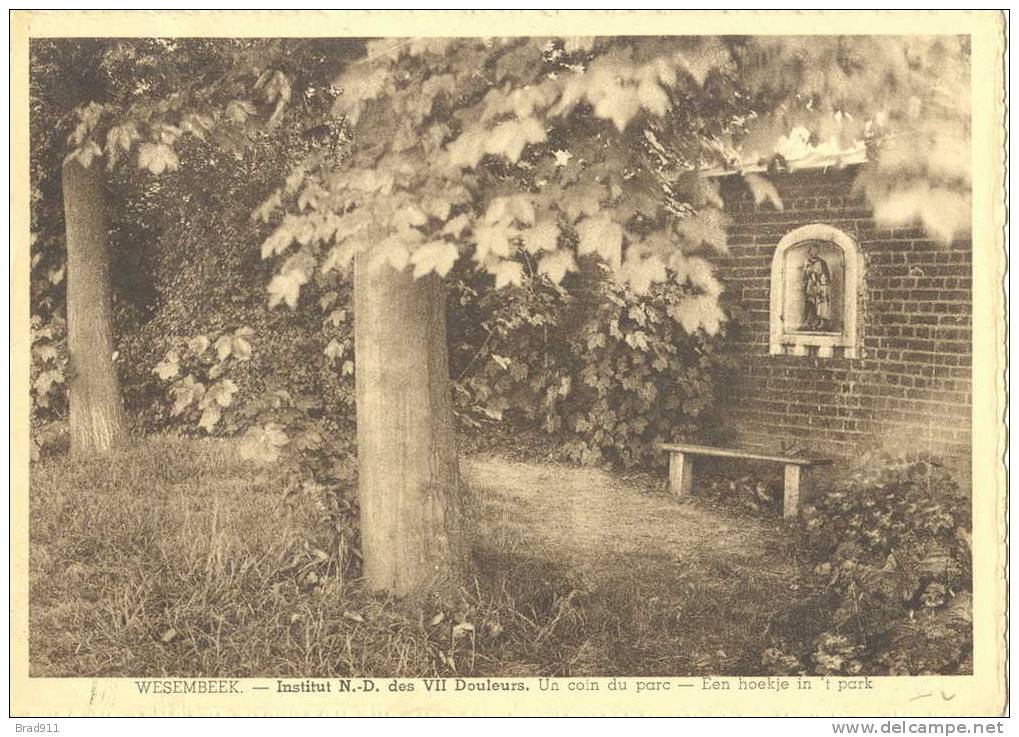 Wesembeek - Wezembeek : Institut N D Des VII Douleurs: Un Coin Du Parc, Hoekje In Het Park - Wezembeek-Oppem